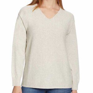 NWT – Ella Moss Ladies' Ribbed V-Neck Sweater – Size XXL